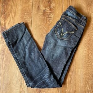 Westwood Grove Dark Blue Denim Jeans with Contrast Stitching‎